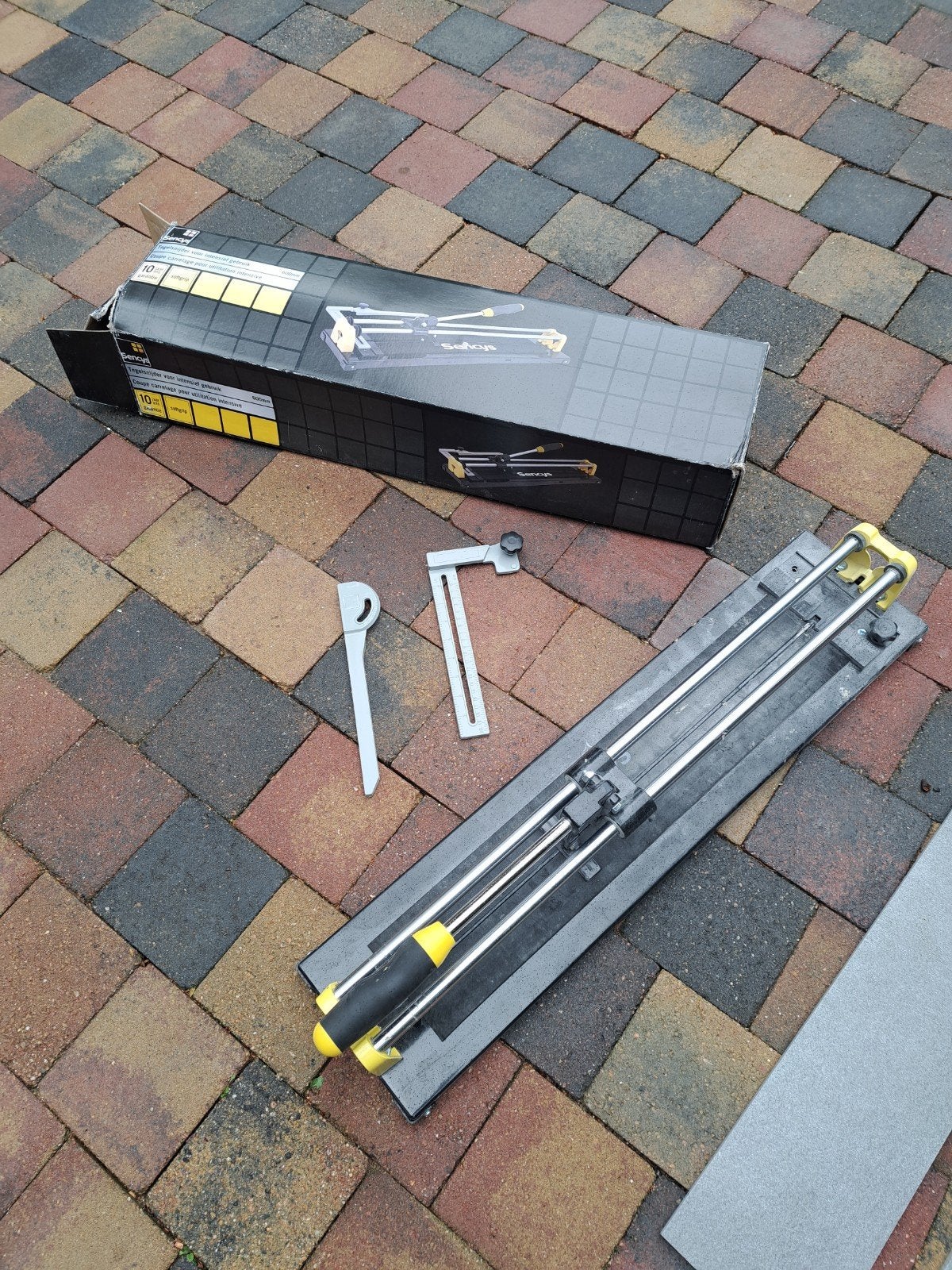 Sencys tegelsnijder 600mm, Ophalen, 40 tot 60 cm, Gebruikt, 40 tot 60 cm