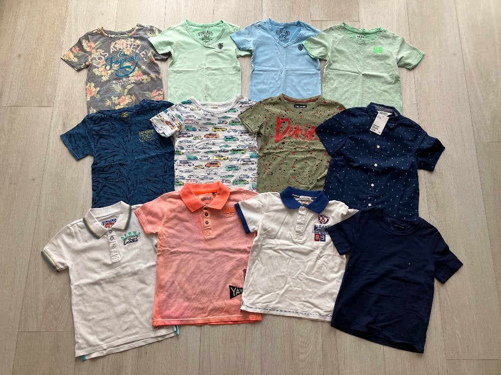 * 12 Delig Vingino Shirts Polo’s Korte Mouw Jongen Mt. 116 *, Nieuw, Ophalen of Verzenden, Vingino, Shirt of Longsleeve