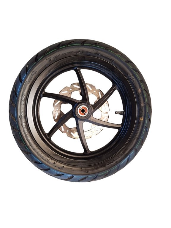 Voorband voorvelg remschijf origineel Kymco new super 8 r, Gebruikt, Ophalen of Verzenden