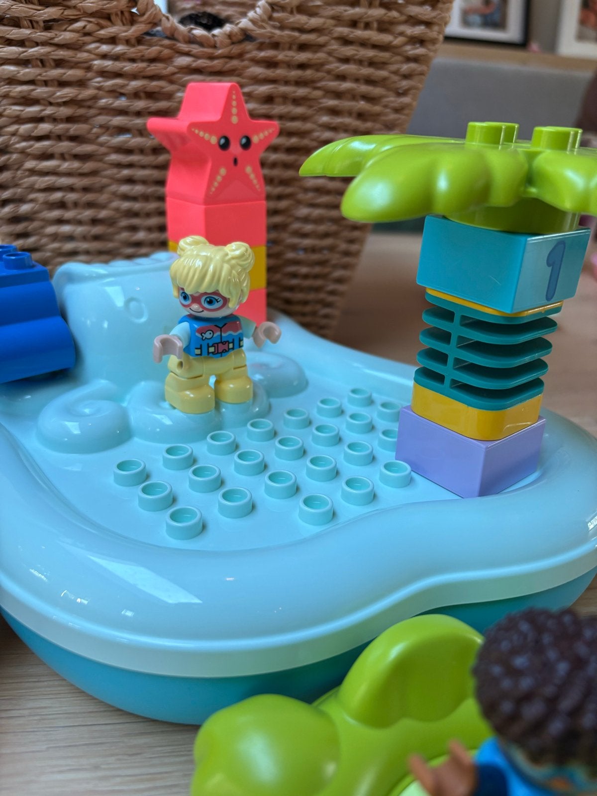 LEGO DUPLO Waterpret met Drijvende Dieren, Ophalen of Verzenden, Zo goed als nieuw, Overige merken