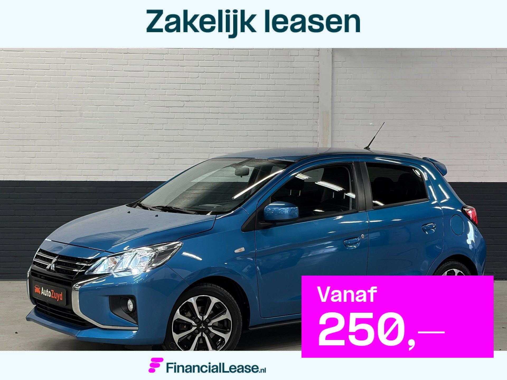 Mitsubishi Space Star 1.2 Selekt+ Automaat Navi / Airco / LM, Stof, Gebruikt, Zwart, 840 kg