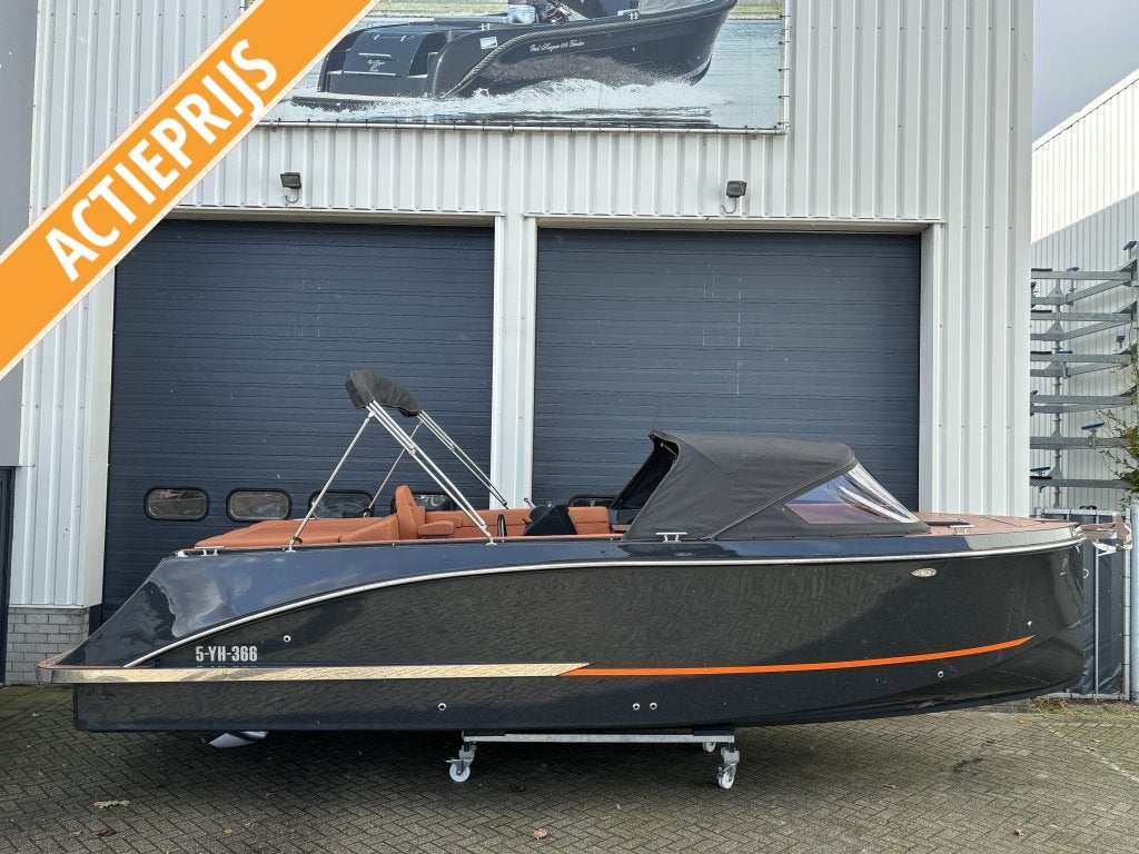 Maxima 740 Tender met 150 pk- Full options, 3 m, Overige typen, 0 cm, Zo goed als nieuw