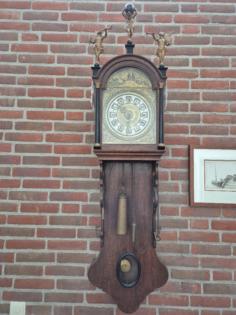 Friese klok, Huis en Inrichting, Ophalen, Antiek, Analoog, Wandklok