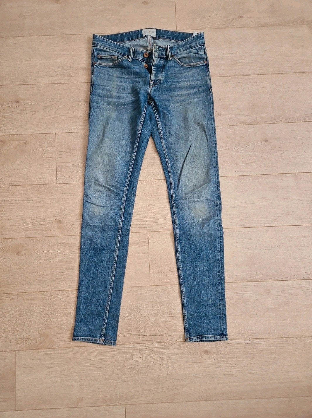 Spijkerbroek Cast iron, Verzenden, Gedragen, Blauw, W32 (confectie 46) of kleiner