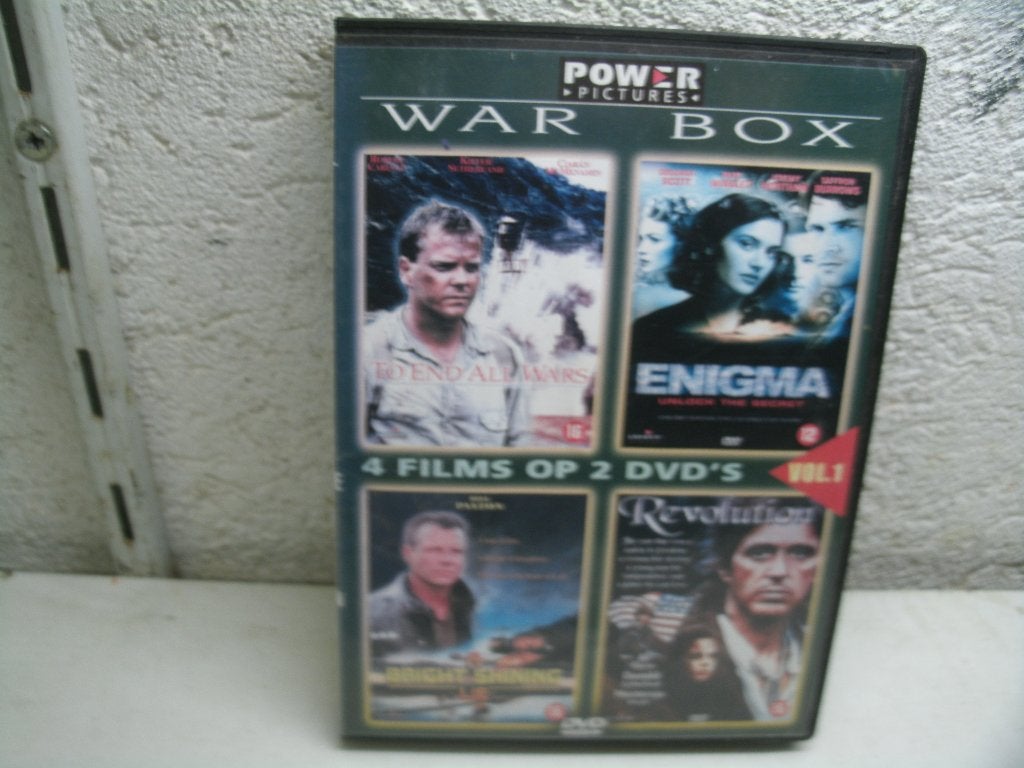 dvd 296b enigma/revolution / all wars/bright shining 2 dvd, Alle leeftijden, Ophalen of Verzenden, Zo goed als nieuw