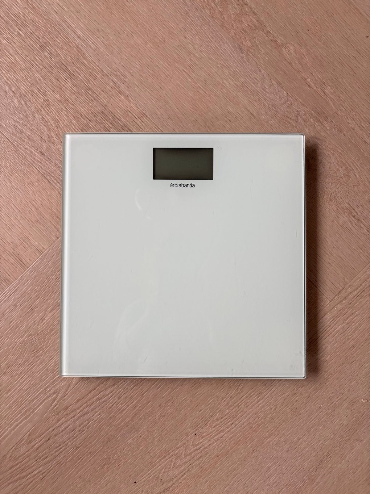 Brabantia Personenweegschaal - Glas - Batterijklepje mist, Gebruikt, 1 tot 500 gram, 100 kg of meer, Ophalen of Verzenden