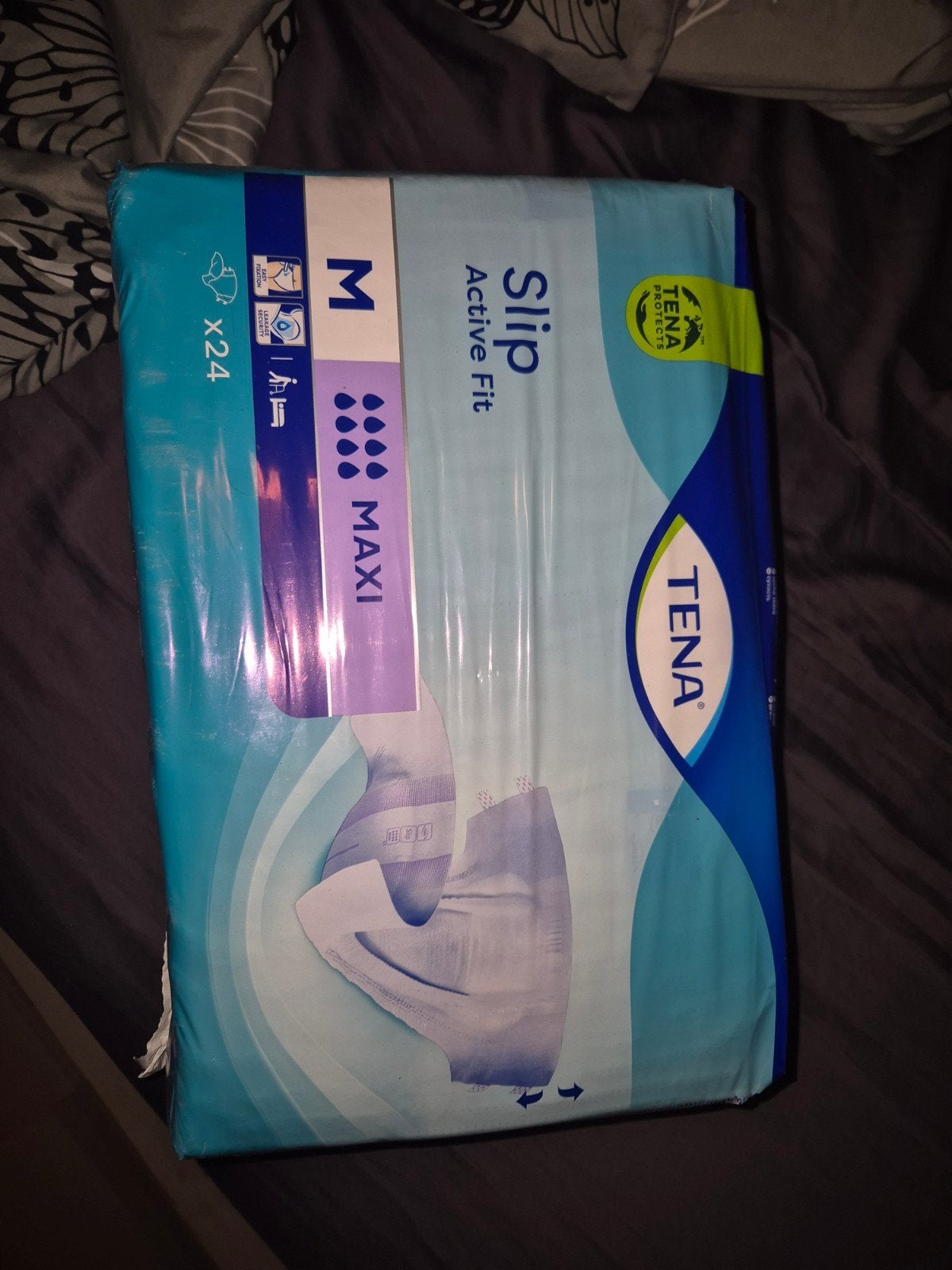 Tena Maxi active fit, Ophalen