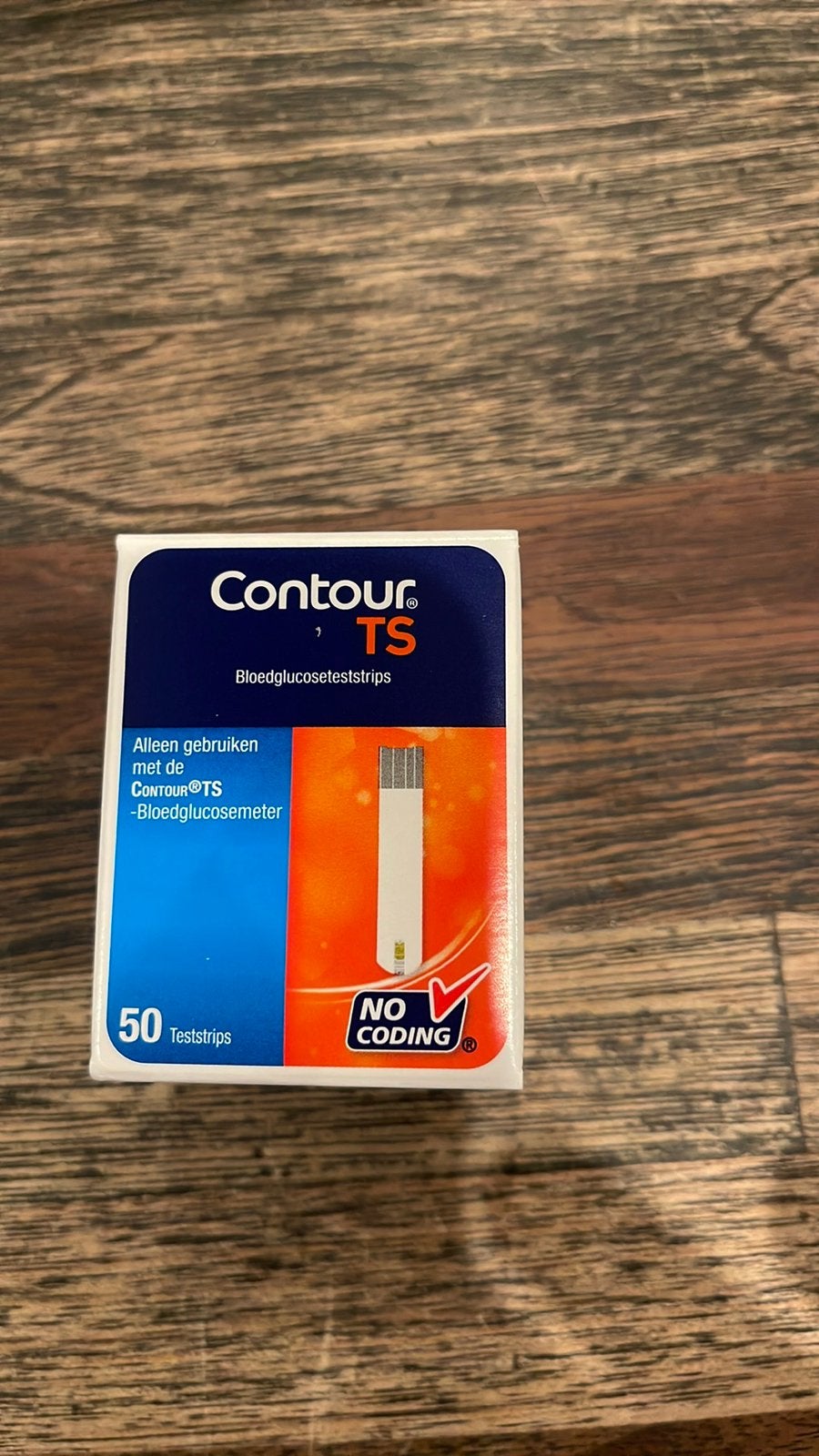 Nieuw doosje Contour TS Bloedglucoseteststrips, Ophalen, Nieuw