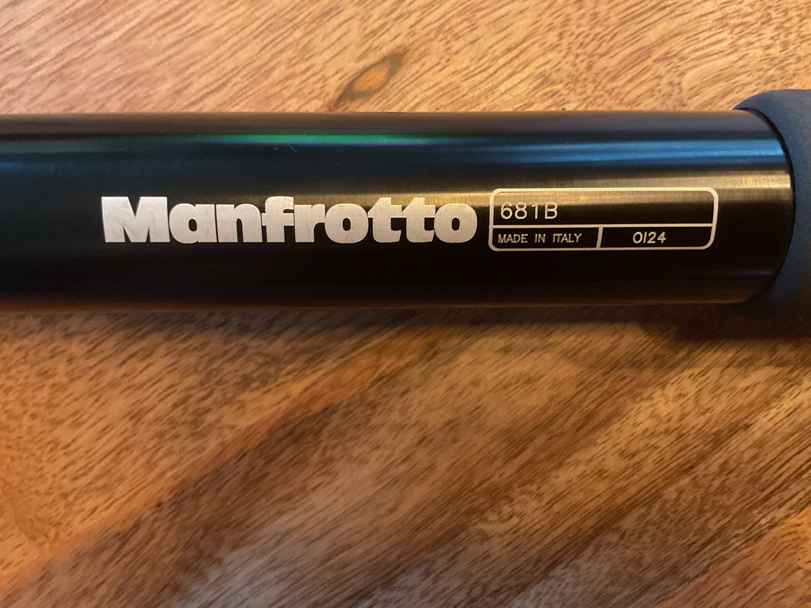 Manfrotto 681B Eenpootstatief, Eenpoot, Ophalen of Verzenden, Zo goed als nieuw, 175 cm of meer