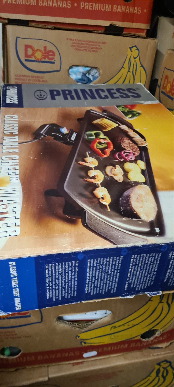 Princess Classic Table Chef Master Grill - Zo goed als nieuw, Witgoed en Apparatuur, Ophalen of Verzenden, Zo goed als nieuw, Tafelgrill