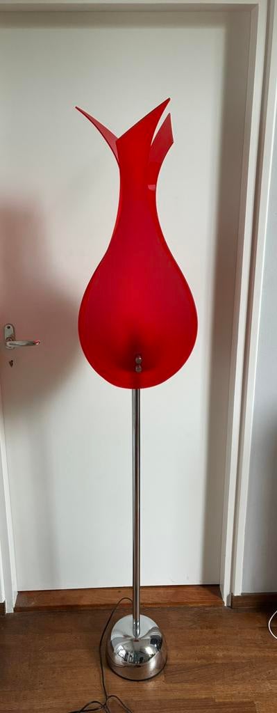 Zifir lamp Lale tulip by celik dizayn, Ophalen, Zo goed als nieuw, Modern, Metaal