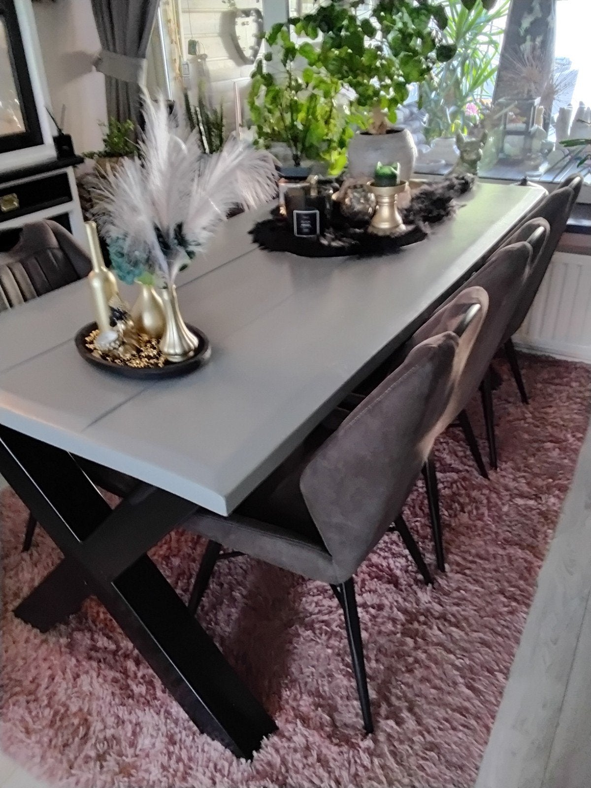 eettafel, Ophalen, 50 tot 100 cm, Zo goed als nieuw, Vijf personen of meer