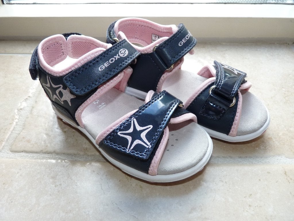 Geox sandalen leren voetbed klittenband maat 24 NIEUW!, Meisje, Overige typen, Nieuw, Ophalen of Verzenden