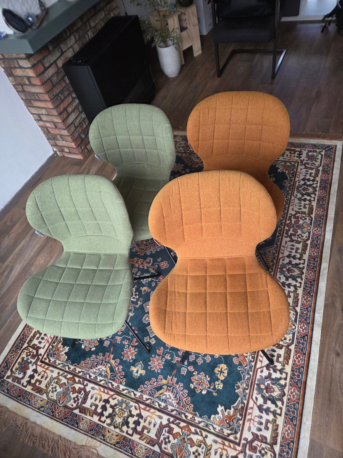 Set van 4 Zuiver stoelen, Ophalen, Overige kleuren, Zo goed als nieuw, Metaal