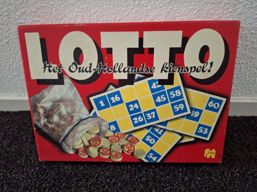 Lotto, Drie of vier spelers, Ophalen, Gebruikt, Jumbo spellen