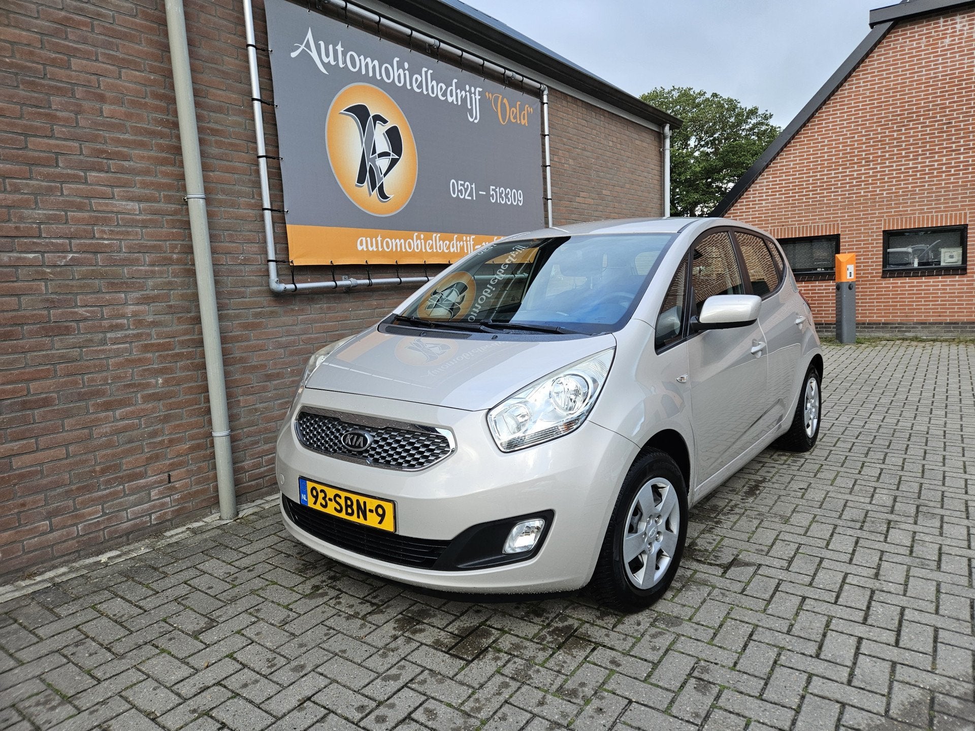 Kia Venga 1.4 CVVT Seven (bj 2011), Auto's, Voorwielaandrijving, Euro 5, Stof, Gebruikt