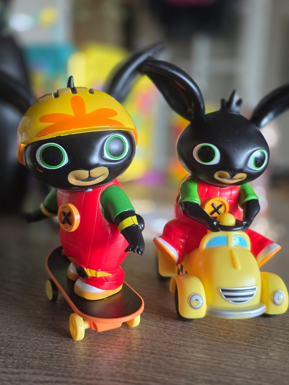 Bing kwebbeltaxi en skateboard speelfiguren, Ophalen of Verzenden, Gebruikt