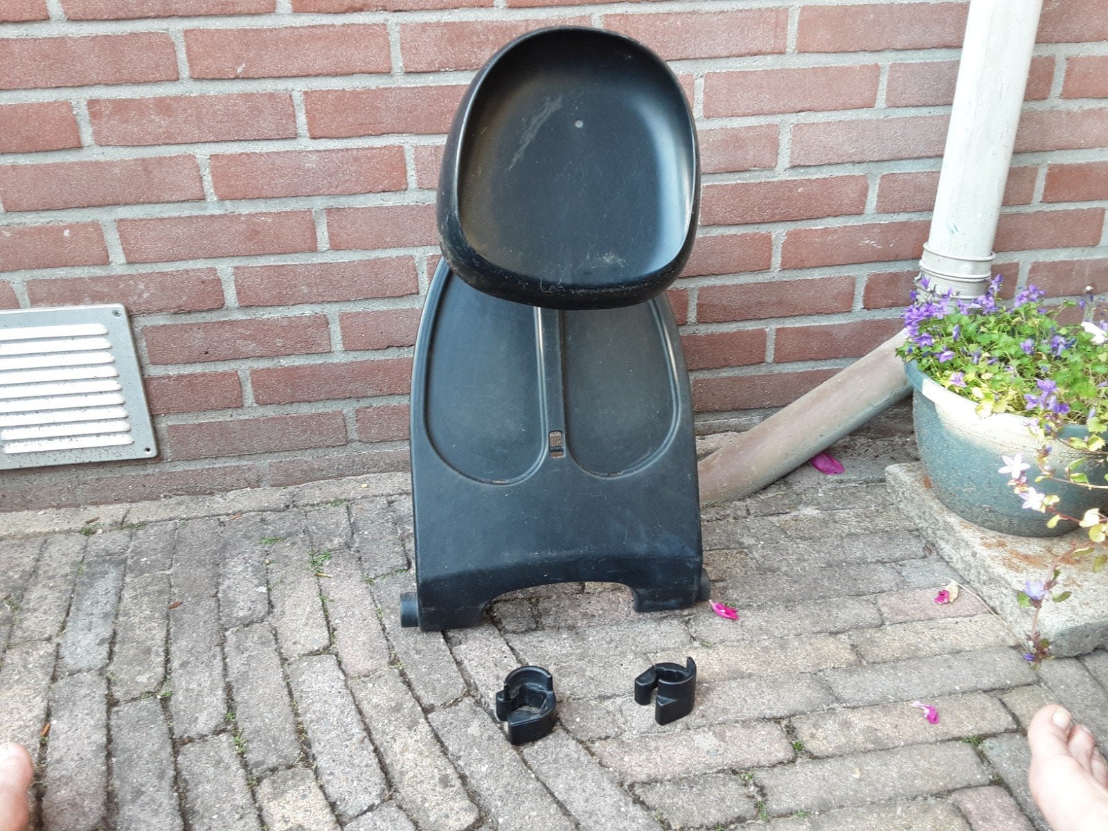 Meerijdplankje voor bugaboo met adapters, Ophalen, Gebruikt