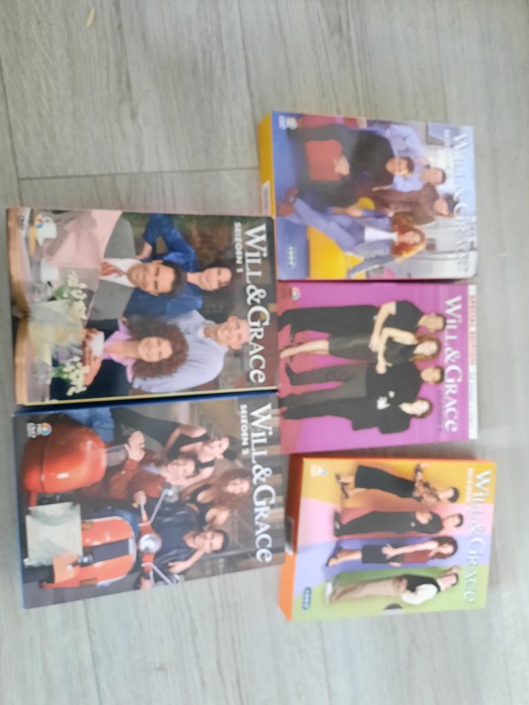 Will & Grace DVD Boxsets - Seizoenen 1 t/m 5, Gebruikt, Alle leeftijden, Boxset, Ophalen of Verzenden