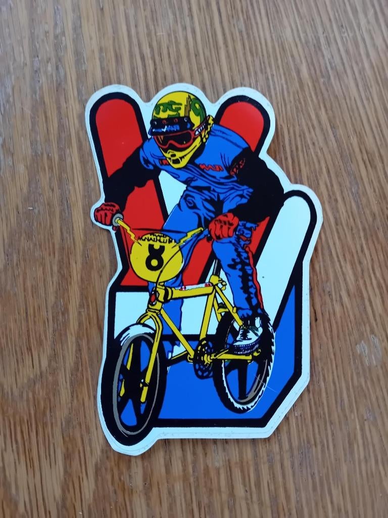 BMX sticker 16x10cm, Ophalen of Verzenden, Nieuw, Bedrijf of Vereniging