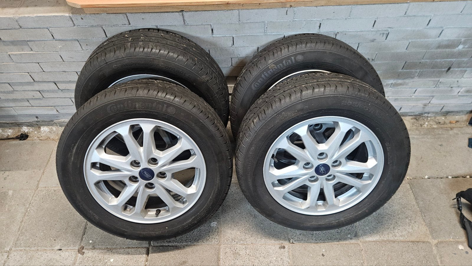 Ford Transit Connect Velgen met banden 205/60 R16, Bestelwagen, 16 inch, Banden en Velgen, Nieuw