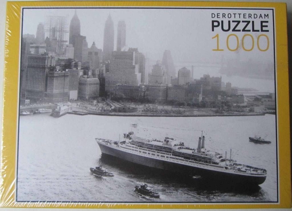 Legpuzzel SS Rotterdam (HAL) bij aankomst New York, Verzamelen, Scheepvaart, Ophalen of Verzenden, Nieuw, Overige typen