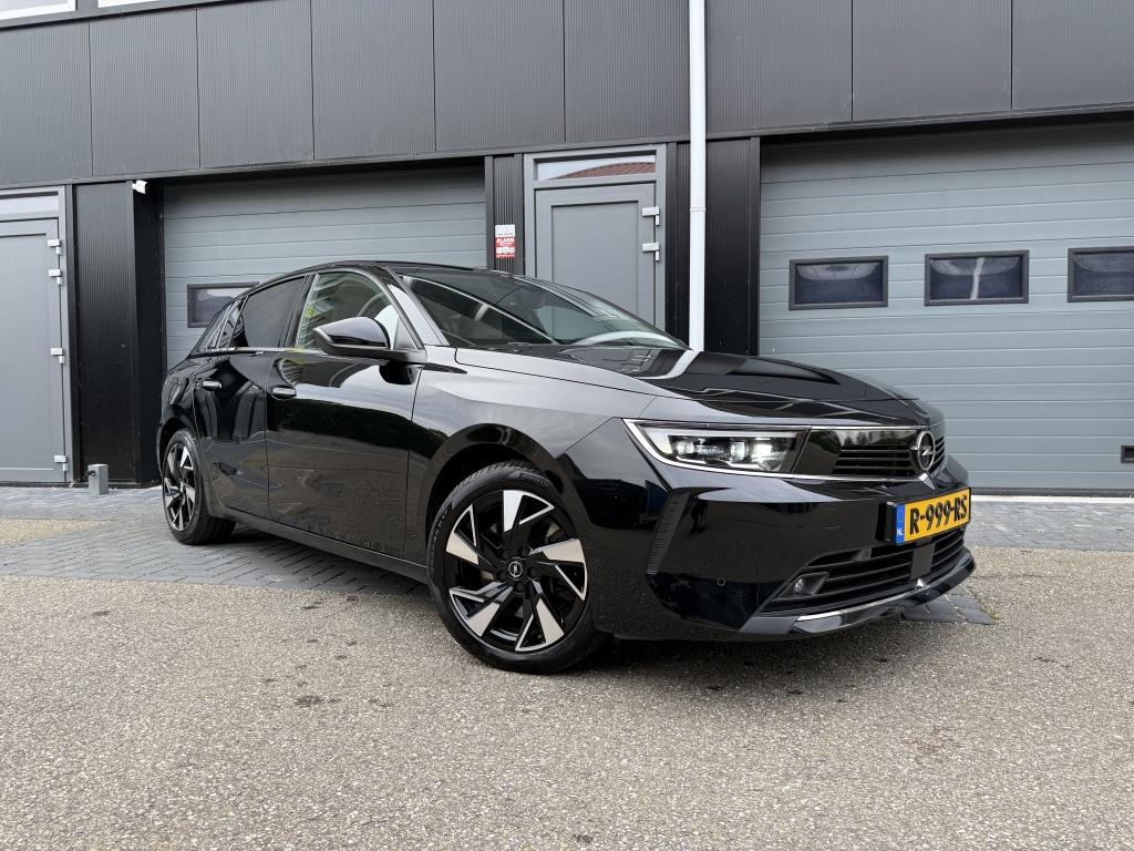 Opel Astra 1.6 Hybrid Bns Eleg Aut, Keyless, Camera, Stuurvw, Gebruikt, 4 cilinders, Zwart, Bedrijf