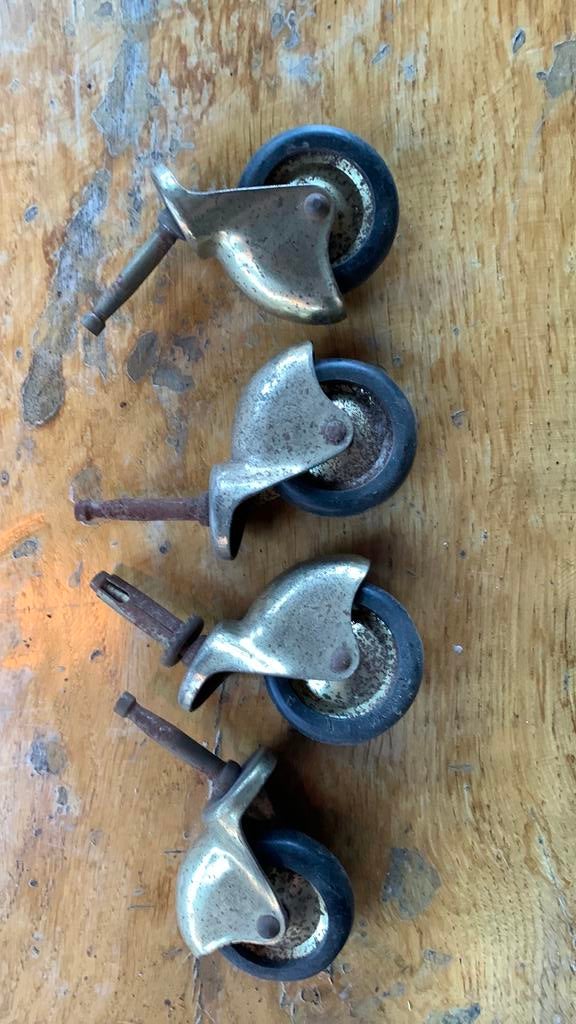Vintage casters, Ophalen of Verzenden, Gebruikt