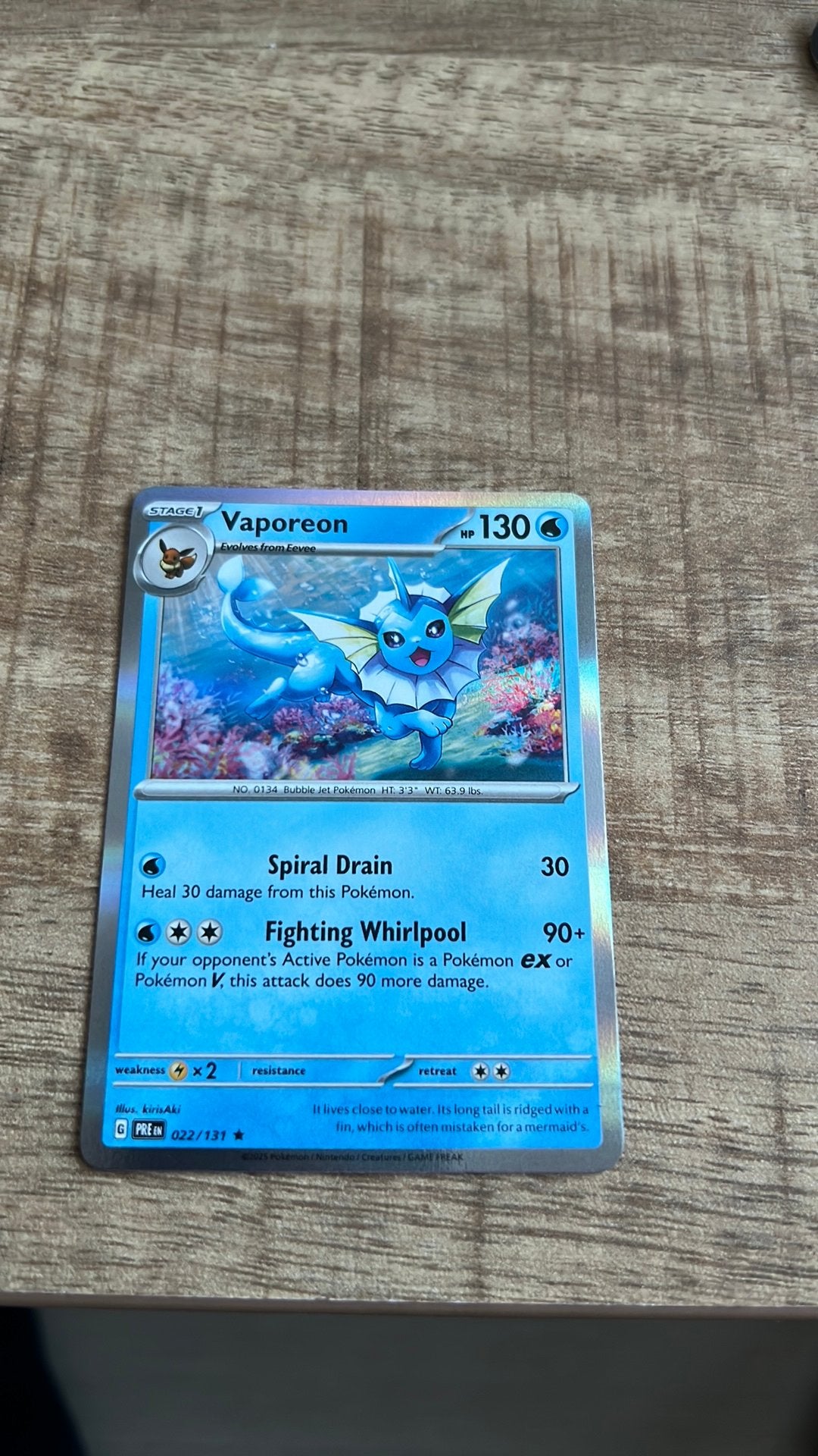 Vaporean Holo, Ophalen of Verzenden, Zo goed als nieuw