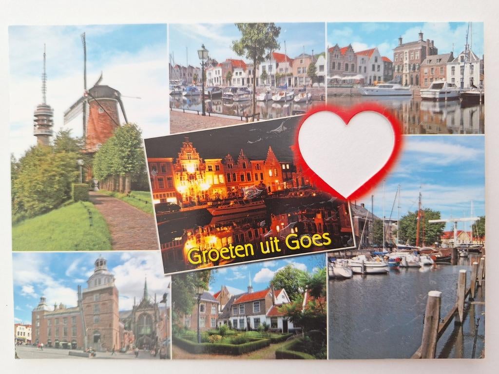 Goes, Verzamelen, Ansichtkaarten | Nederland, Ophalen of Verzenden, 1980 tot heden, Ongelopen, Zeeland