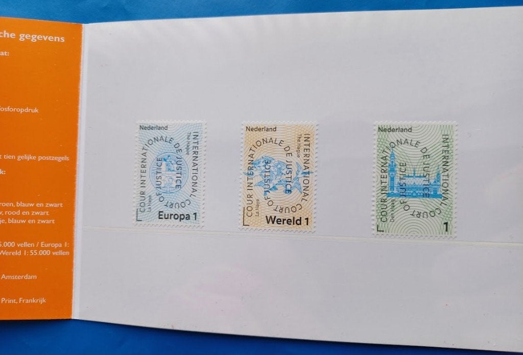 Postzegelmapje 433 - Cour Internatonale de Justice, Verzenden, Na 1940, Postfris