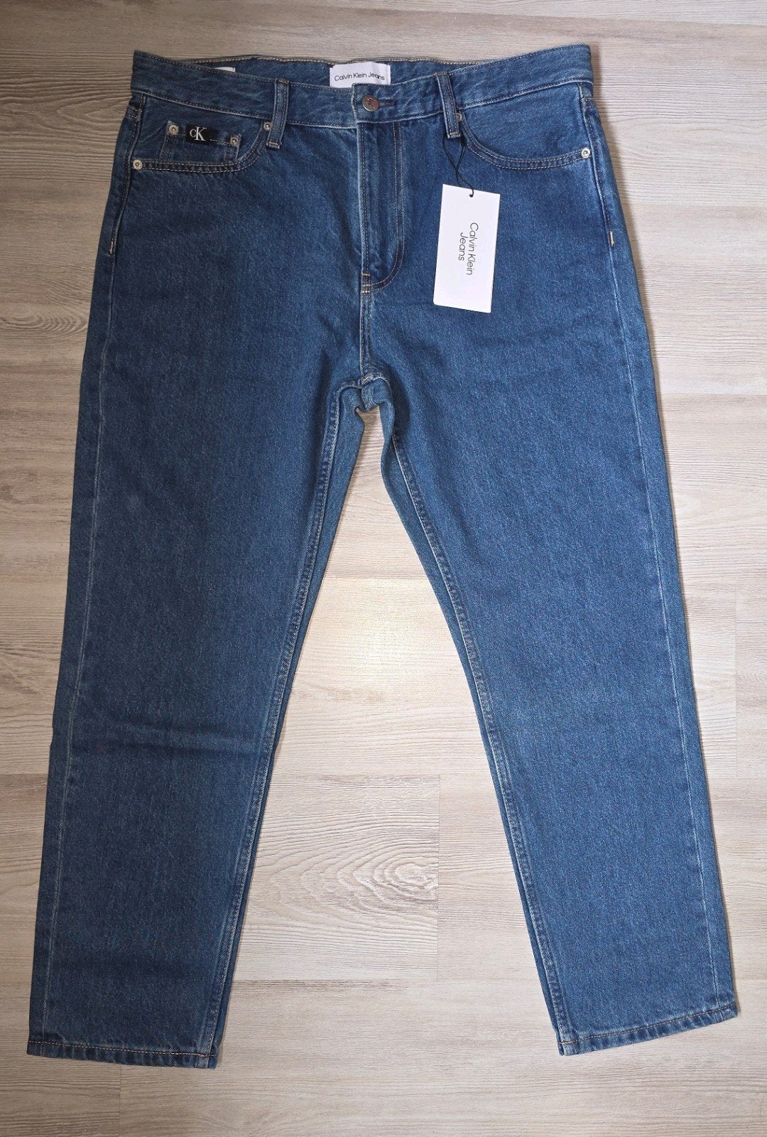 Nieuwe Calvin Klein Dad Jeans - W32, Blauw, Nieuw, Ophalen of Verzenden, W30 - W32 (confectie 38/40)