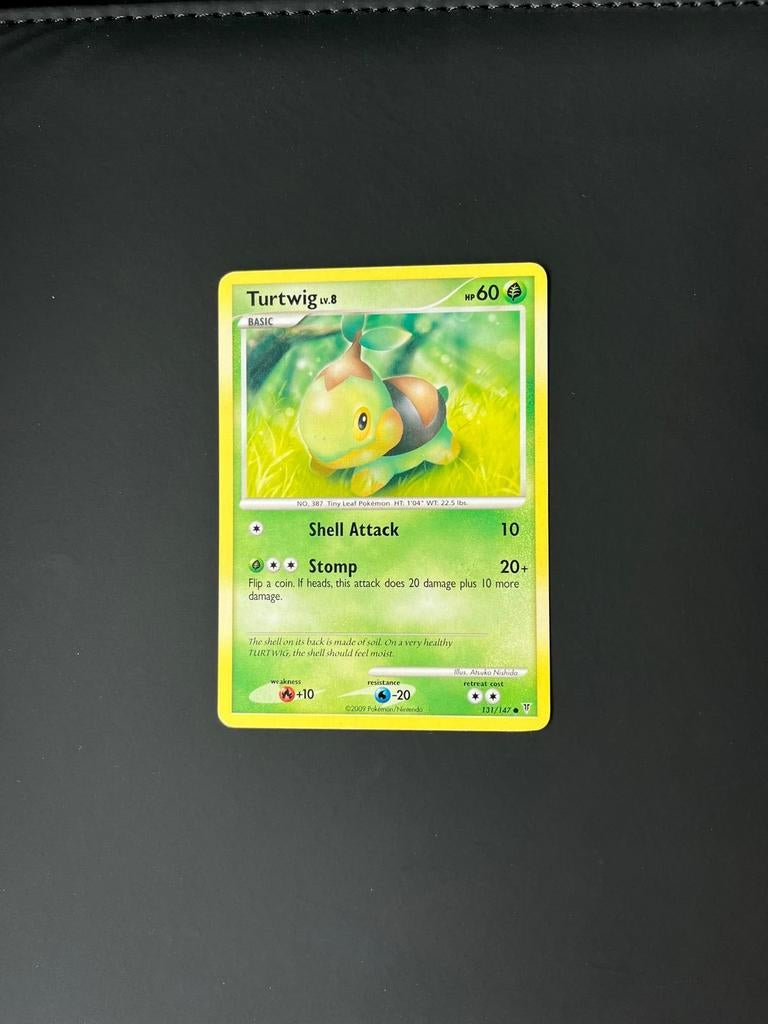 Pokémon kaart Turtwig 131/147, Ophalen of Verzenden, Gebruikt, Losse kaart