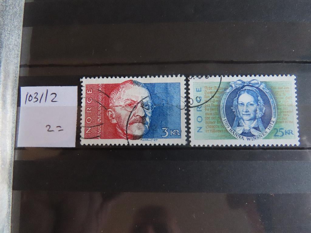 Noorwegen 1031/2, Ophalen of Verzenden, Noorwegen, Gestempeld