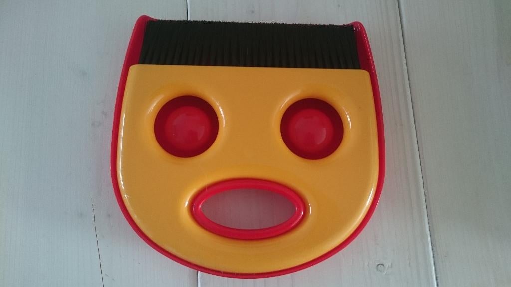 ViceVersa design veger en blik Tokey oranje en rood, Ophalen of Verzenden, Bezem of Borstel