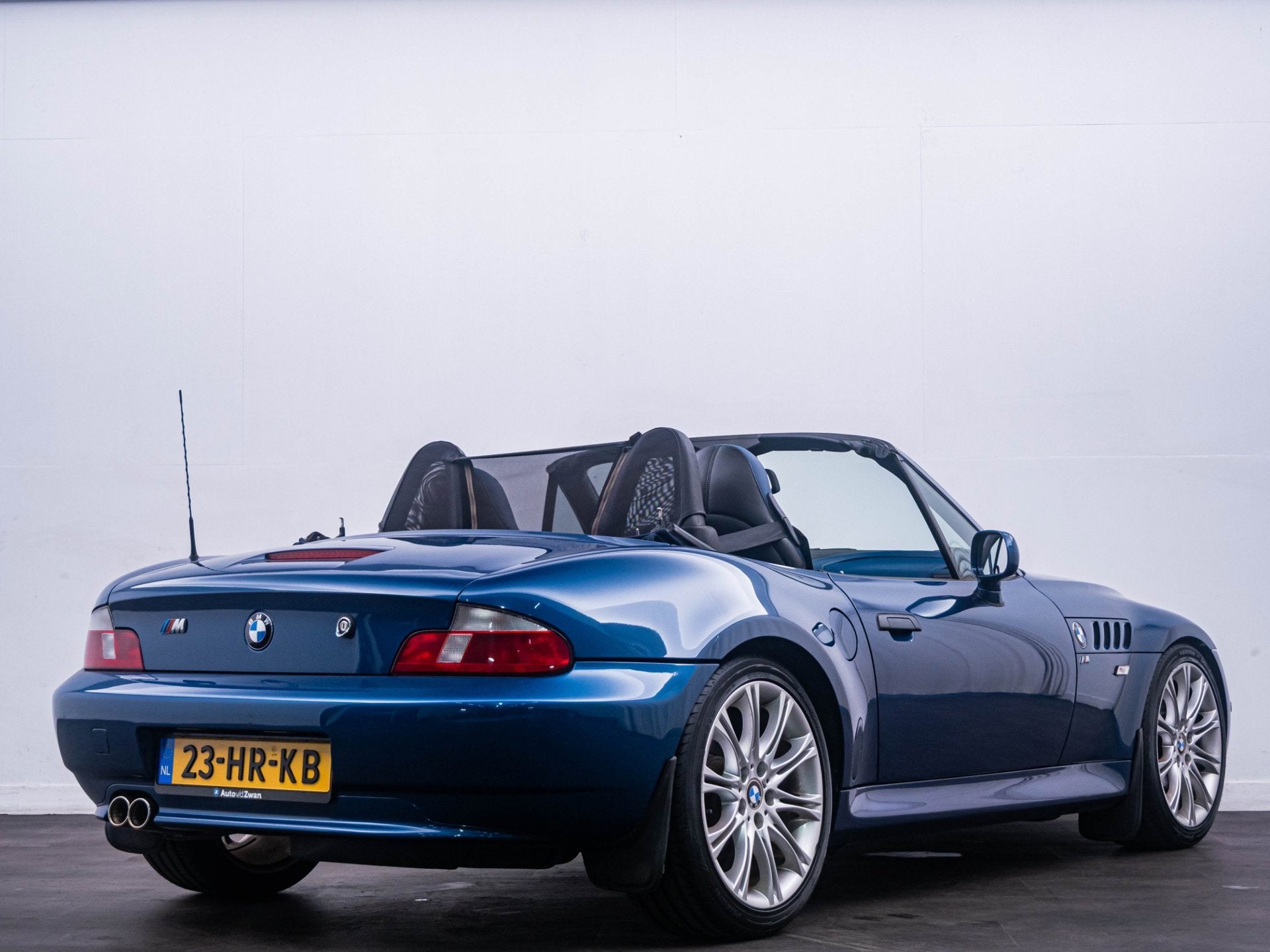 BMW Z3 Roadster 2.0 S Widebody Sport Airco|Leder|Soft top!, Auto's, Achterwielaandrijving, Gebruikt, Zwart, Blauw