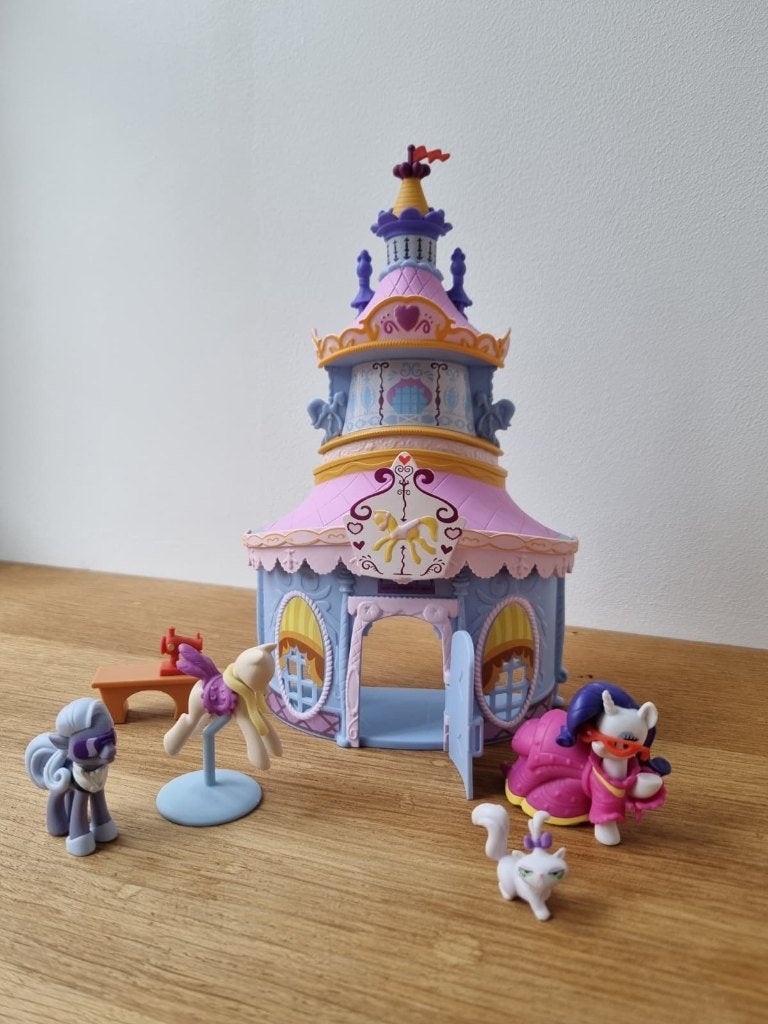 My Little Pony - Rarity's Schoonheidssalon, Kinderen en Baby's, Speelgoed | My Little Pony, Ophalen of Verzenden, Zo goed als nieuw
