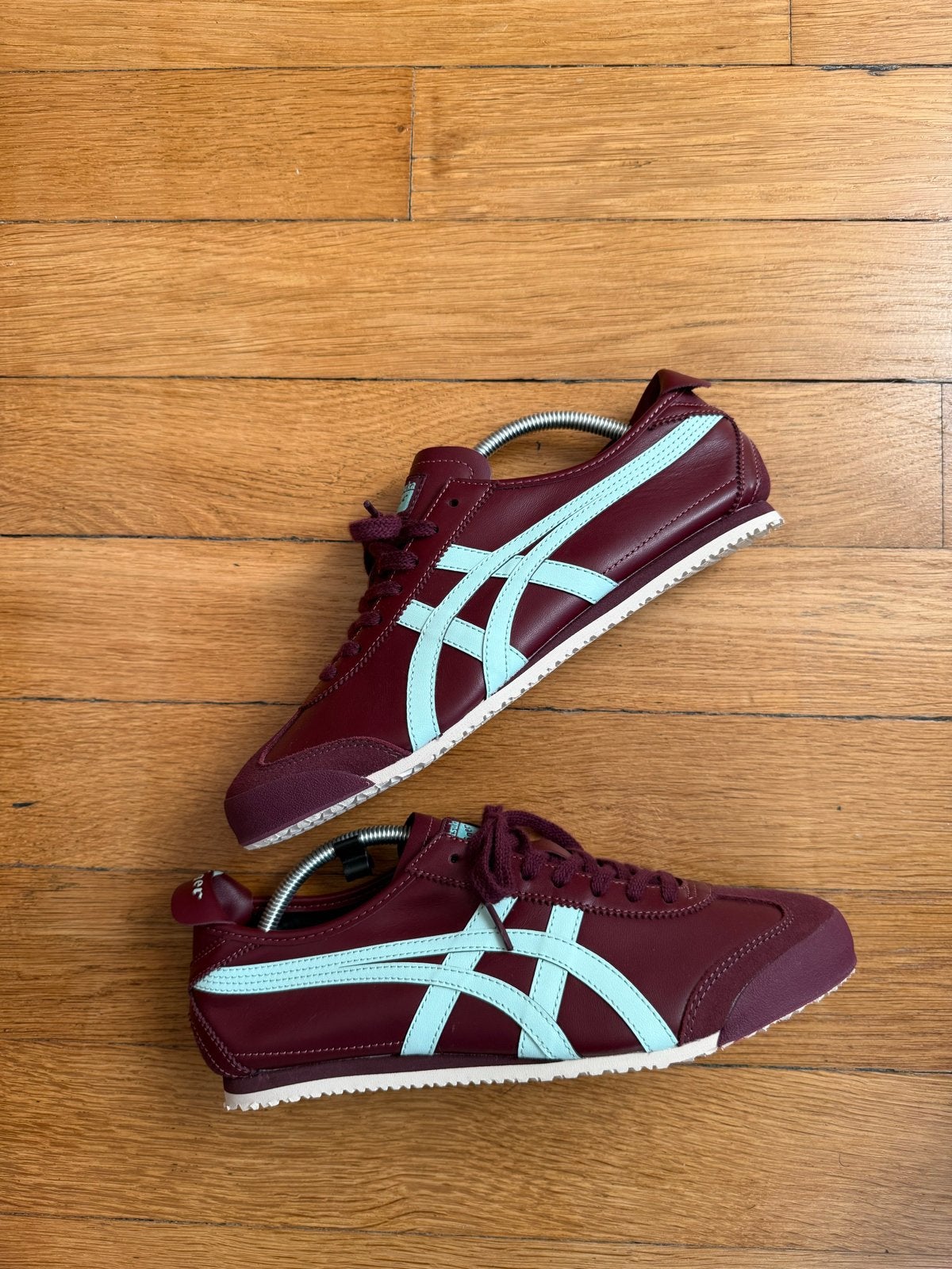 Onitsuka Tiger Mexico 66 sneakers - Bordeauxrood/Mintgroen, Kleding | Heren, Ophalen of Verzenden, Nieuw, Overige kleuren, Sneakers of Gympen