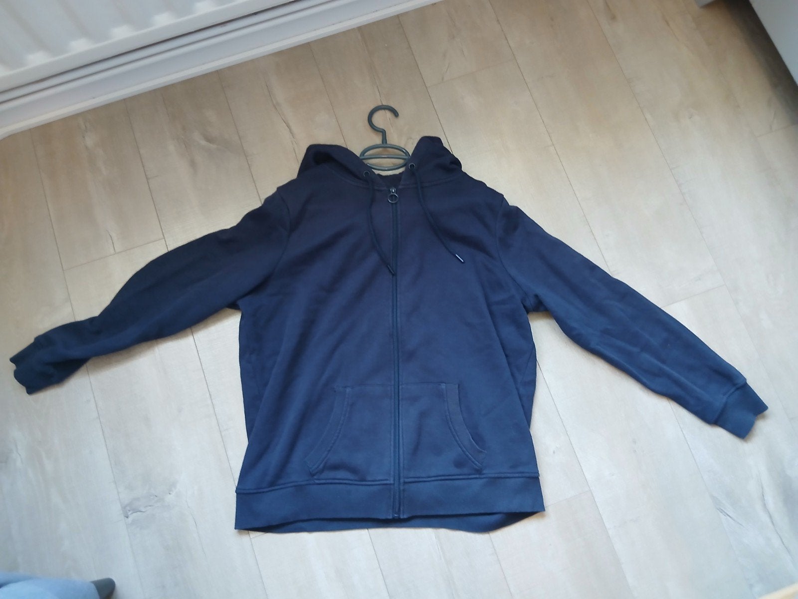 Donkerblauwe hoodie met rits - Primark, Ophalen, Gedragen, Primark