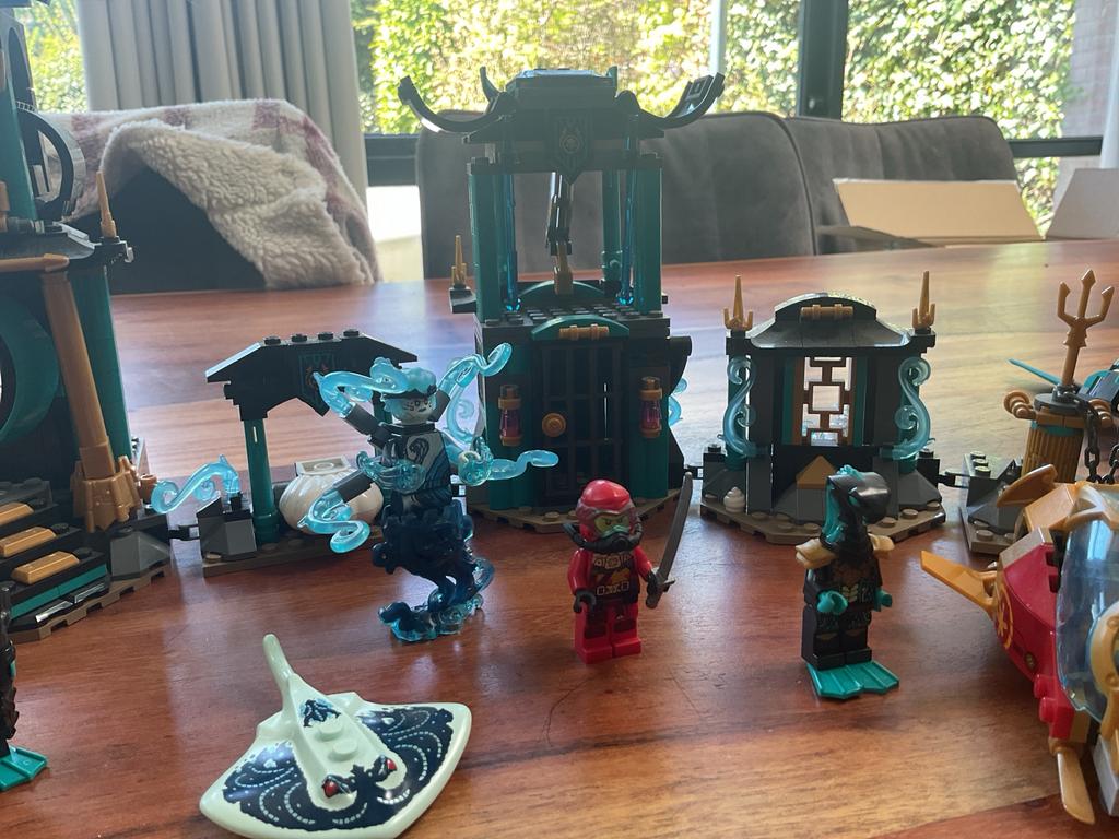 LEGO Ninjago Waterdraak - Zonder boekje, Kinderen en Baby's, Speelgoed | Duplo en Lego, Gebruikt, Lego, Ophalen of Verzenden, Compleet