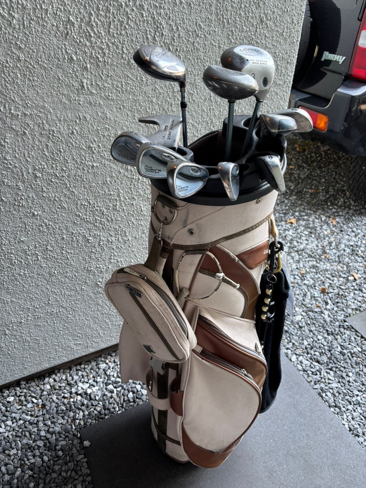 Complete golfset dames met tas en golftrolley, Sport en Fitness, Golf, Ophalen of Verzenden, Gebruikt, Set, Callaway