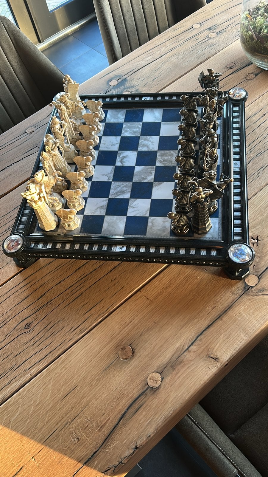 Harry Potter Schaakspel - Magische Wizard Chess Set, Een of twee spelers, Ophalen, Zo goed als nieuw