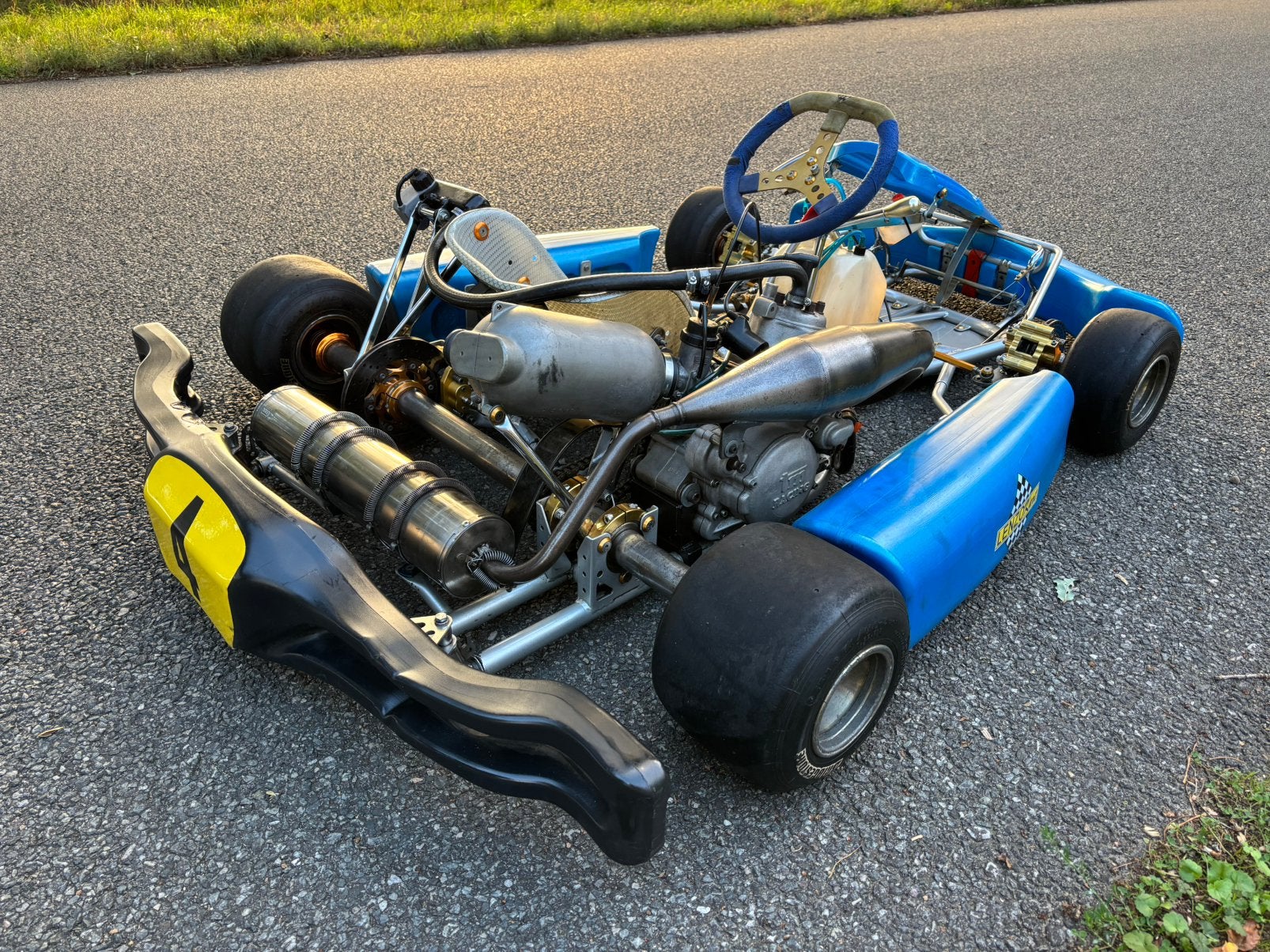 Lenzo Schakelkart 125cc TM Cross 2-takt, Sport en Fitness, Karting, Ophalen, Zo goed als nieuw, Kart