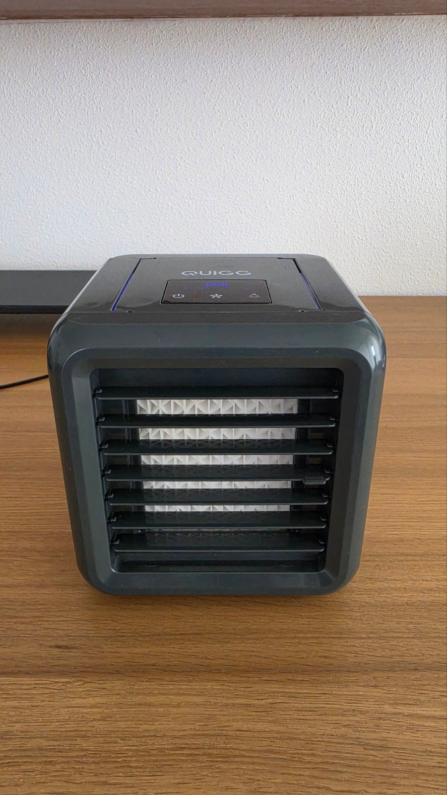 QUIGG Mini Air Cooler / Luchtkoeler Bedraad, Ophalen, Zo goed als nieuw, Statiefventilator