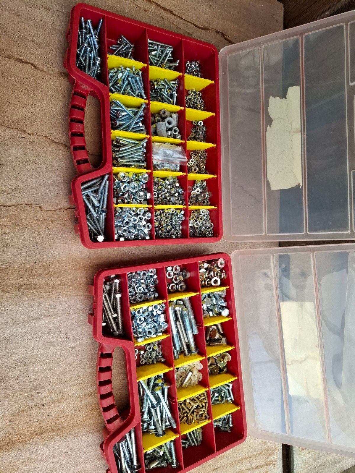 Grote assortimentsdoos met diverse bouten en moeren, Ophalen, Gebruikt, 50 tot 100 mm, Bouten of Moeren
