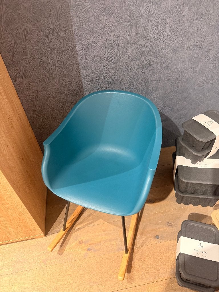 Kidsdepot Jazzy Schommelstoel Blue NU €25, Ophalen, Kidsdepot schommelstoel, Blauw, Zo goed als nieuw