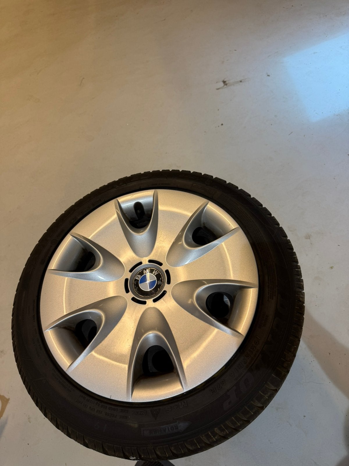 BMW velgen Dunlop runflat winterbanden 16 inch 5x120, Ophalen, BMW