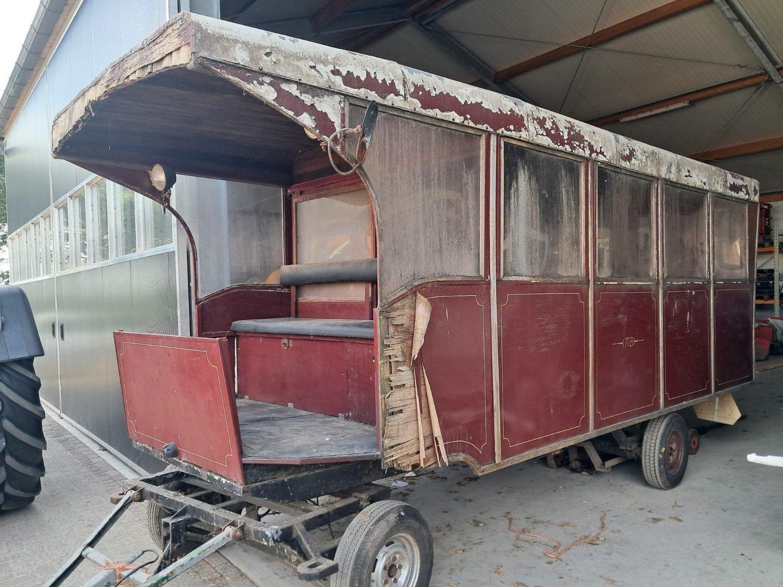 PAARDENTRAM -FOOD TRUCK - TINYHOUSE - PIPOWAGEN, Gebruikt, Overige typen, Paard, Gesloten