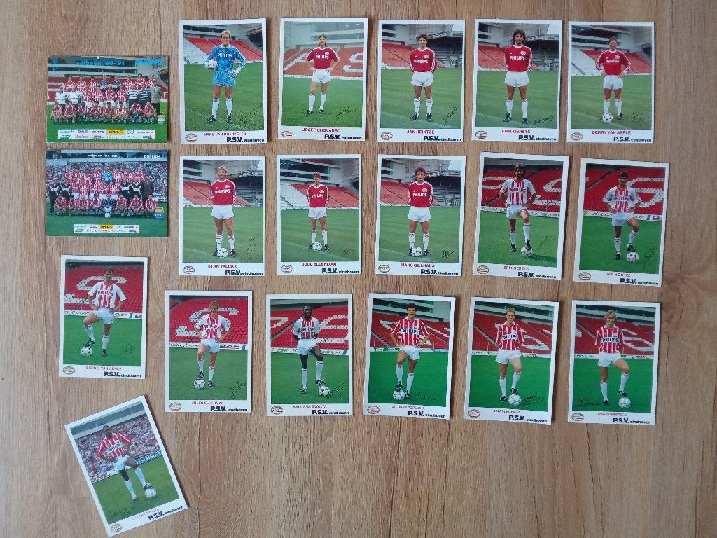 PSV selectiekaarten uit eind jaren 80 / begin jaren 90, Ophalen of Verzenden, Nieuw, PSV, Spelerskaart