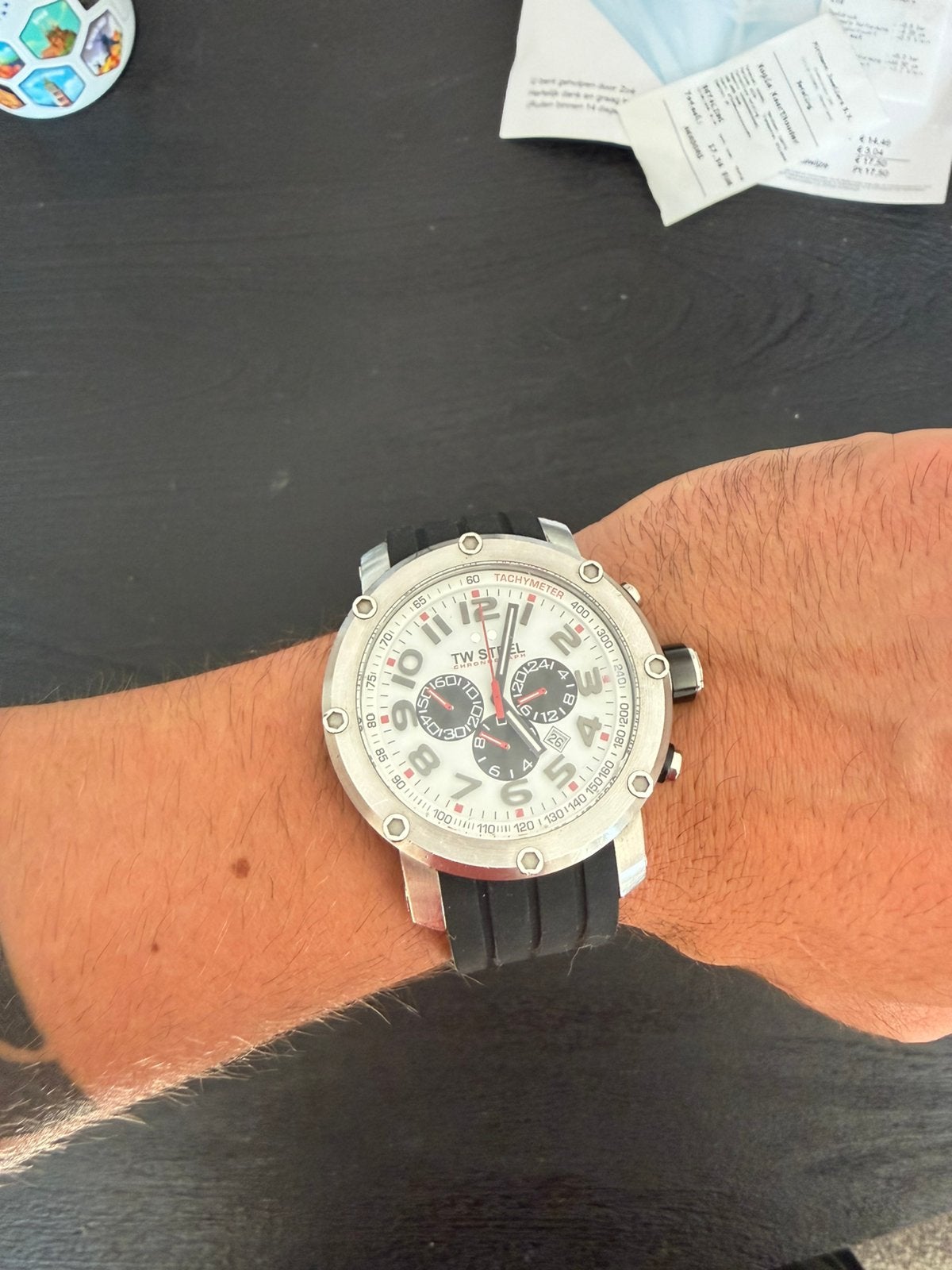 TW Steel (TW604N), Overige merken, Gebruikt, Staal, Polshorloge